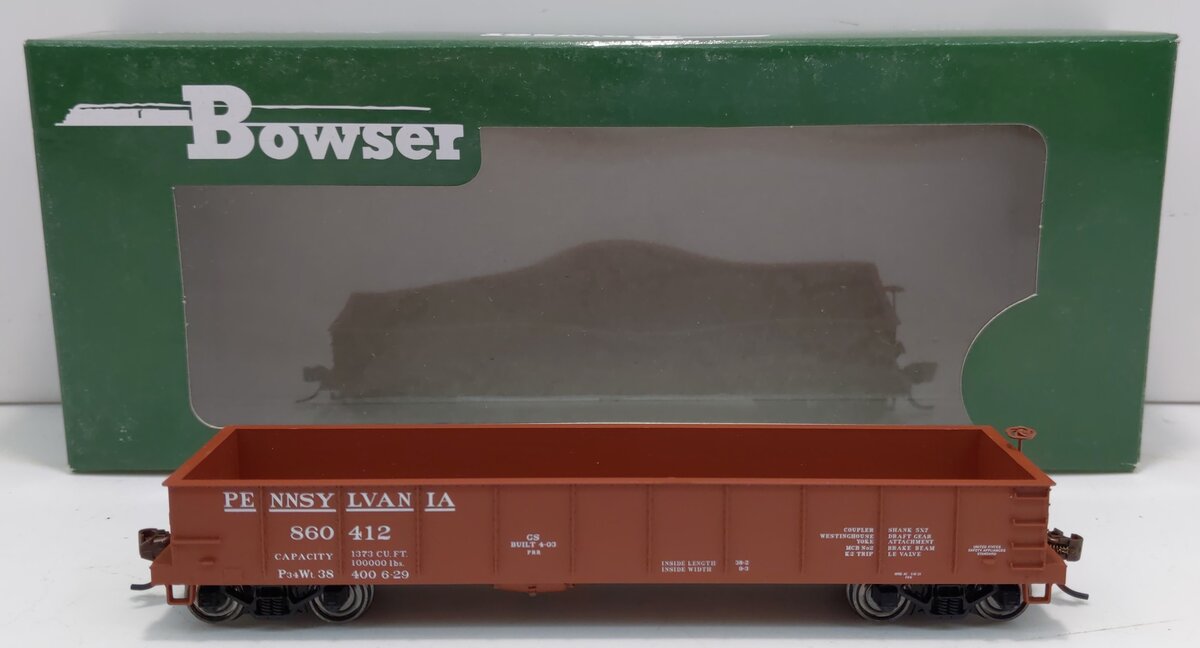 Bowser 41932 HO Pennsylvania GS Gondola Car Kits & Ready-to-Run #860412