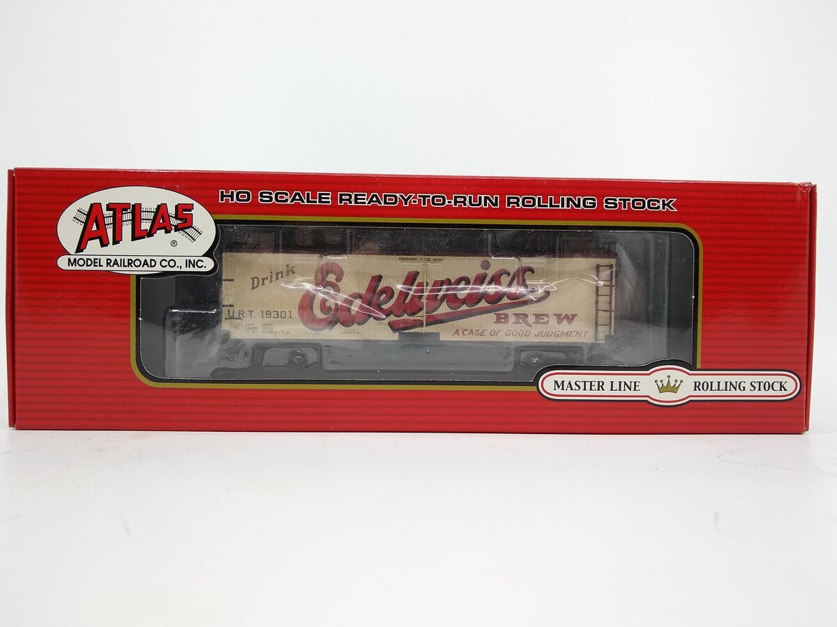 Atlas 20001470 HO 40' Wood Reefer Edelweiss Beer #18301