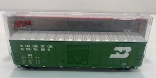 Atlas 50004005 N Burlington Northern 50' Precision Design Box Cars #214583