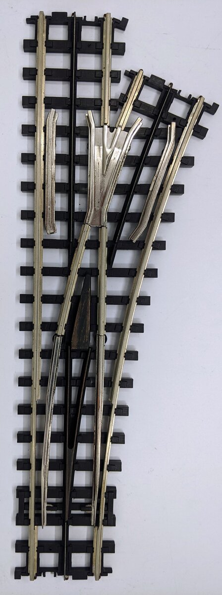 MTH 45-1009 O54 ScaleTrax Nickel Silver Right Hand Remote Switch Turnout