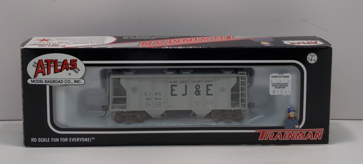 Atlas 11293 HO Trainman PS-2 Covered Hopper, EJ&E #3262