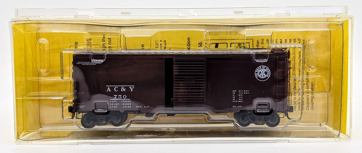 Kadee 4002 HO Akron, Canton & Youngstown 40' PS-1 Boxcar #750