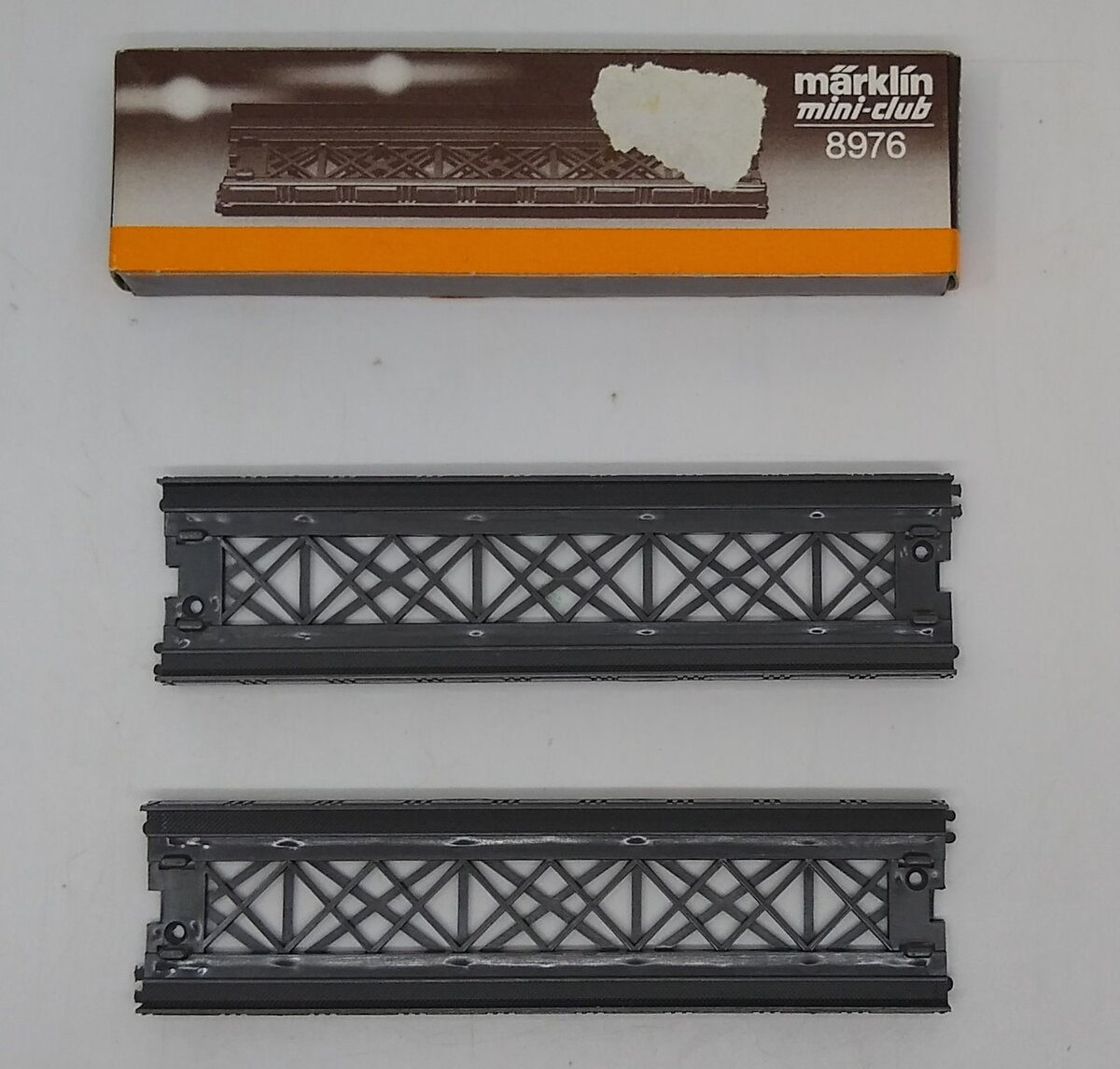 Marklin 8976 Z 4-3/8" Straight Ramp Track Sections (Box of 2)