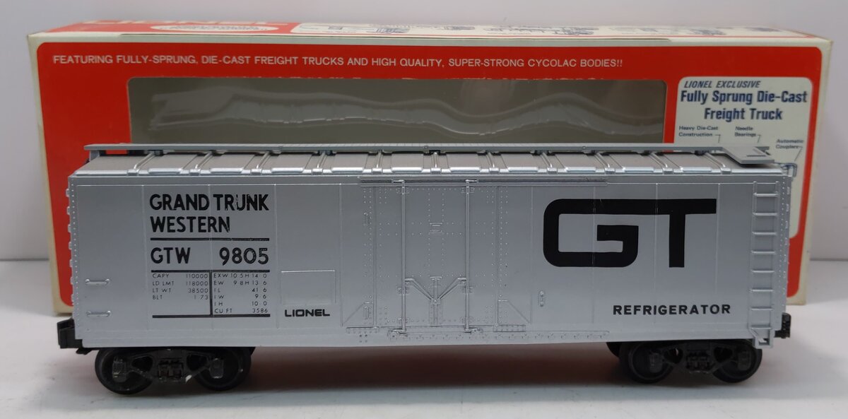 Lionel 6-9805 O Gauge Grand Trunk Reefer Car