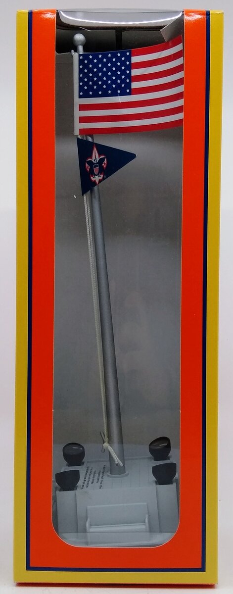 Lionel 6-37948 O Boy Scouts of America Flagpole w/ Lights