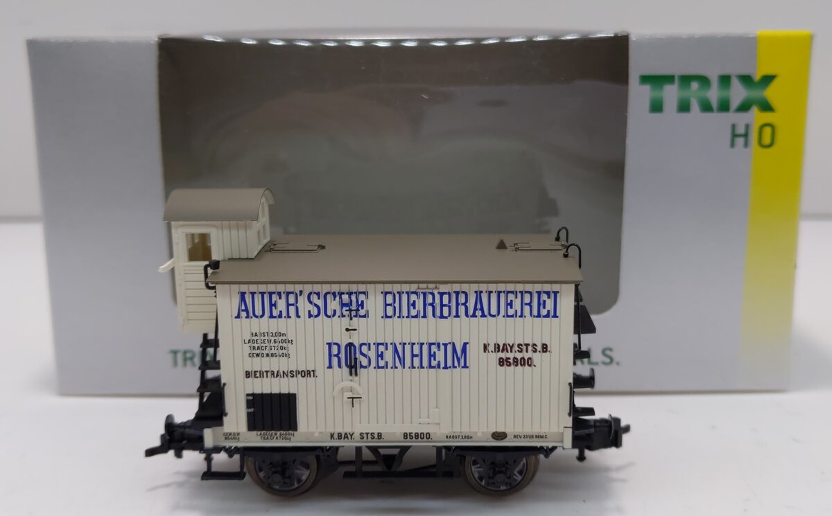 Trix 24103 HO K.Bay.Sts.B. Auer Beer Reefer w/Brakeman's Cabin