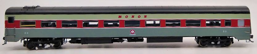Rapido Trains 100346 HO Monon CC&F Lightweight Coach #23