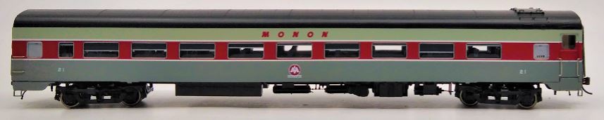 Rapido Trains 100344 HO Monon CC&F Lightweight Coach #21