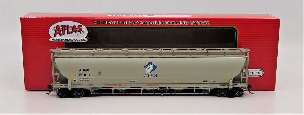 Atlas 20004271 HO ADM (Leaf Logo) Trinity 5660 Covered Hopper #56100