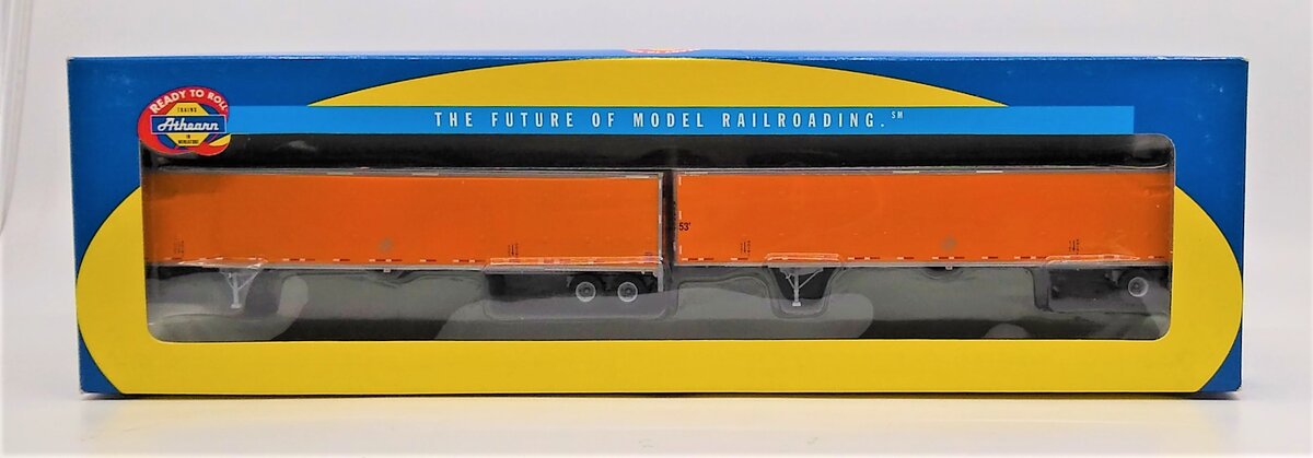 Athearn 28405 HO Schneider 53' Wabash Duraplate Trailers #1 (Set of 2)