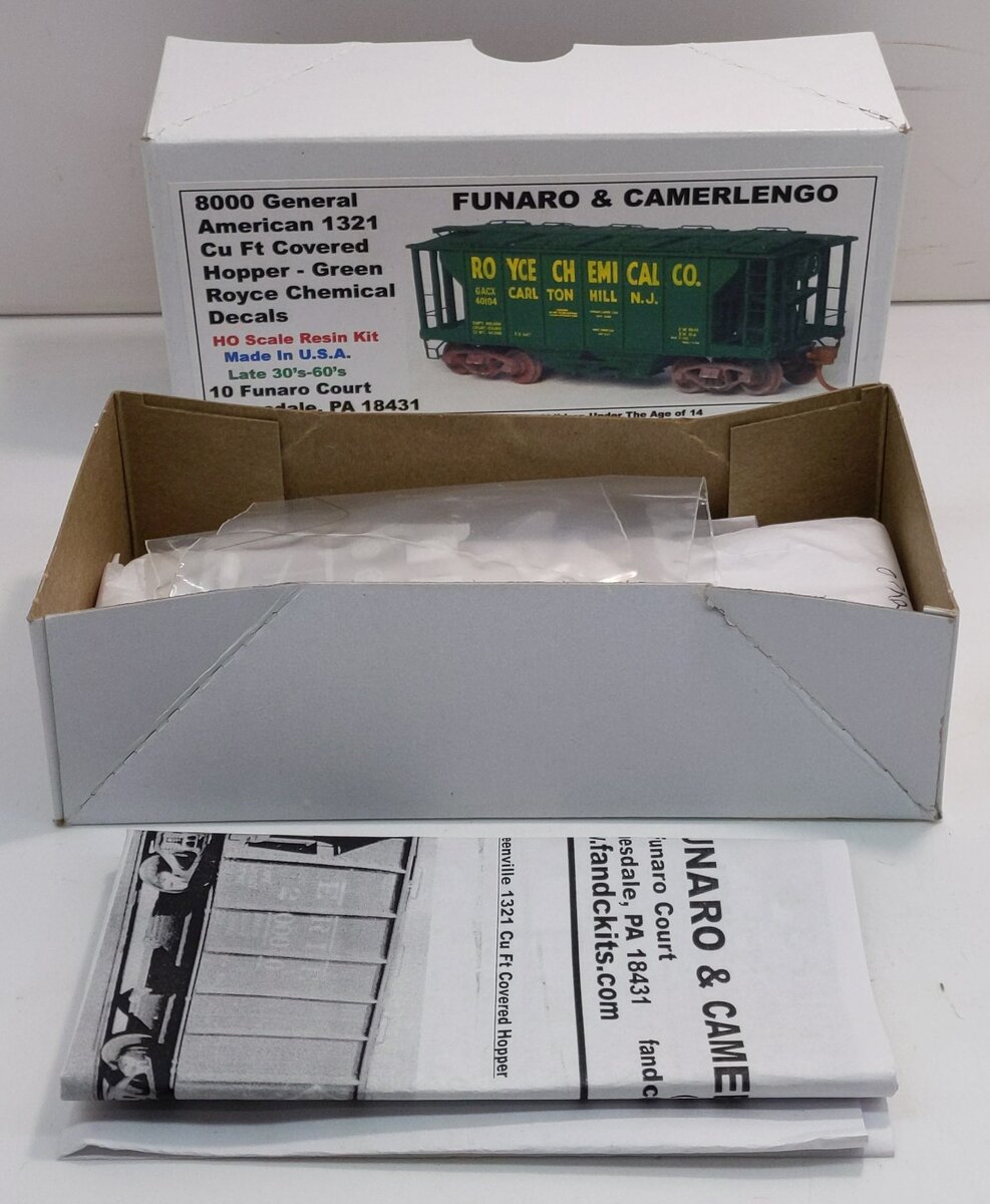 Funaro & Camerlengo 8000 HO Royce Chemical Covered Hopper