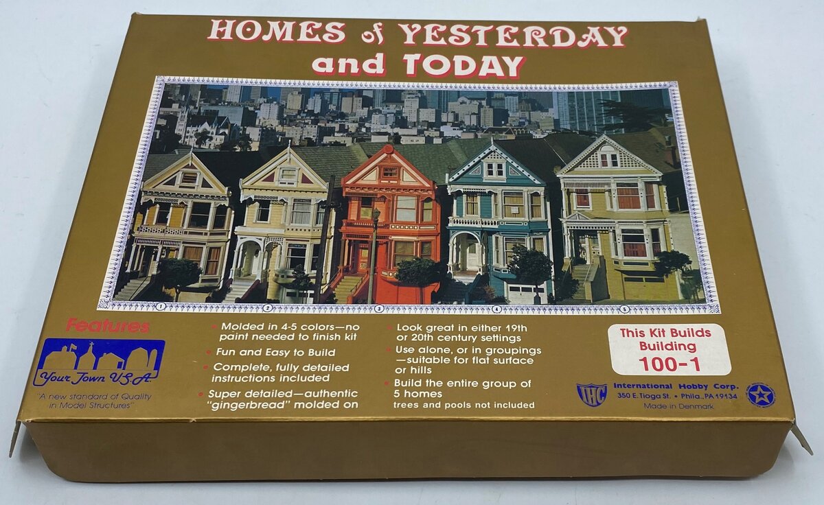 IHC 100-1 HO Kavanaugh House Homes of Yesterday and Today Building Kit