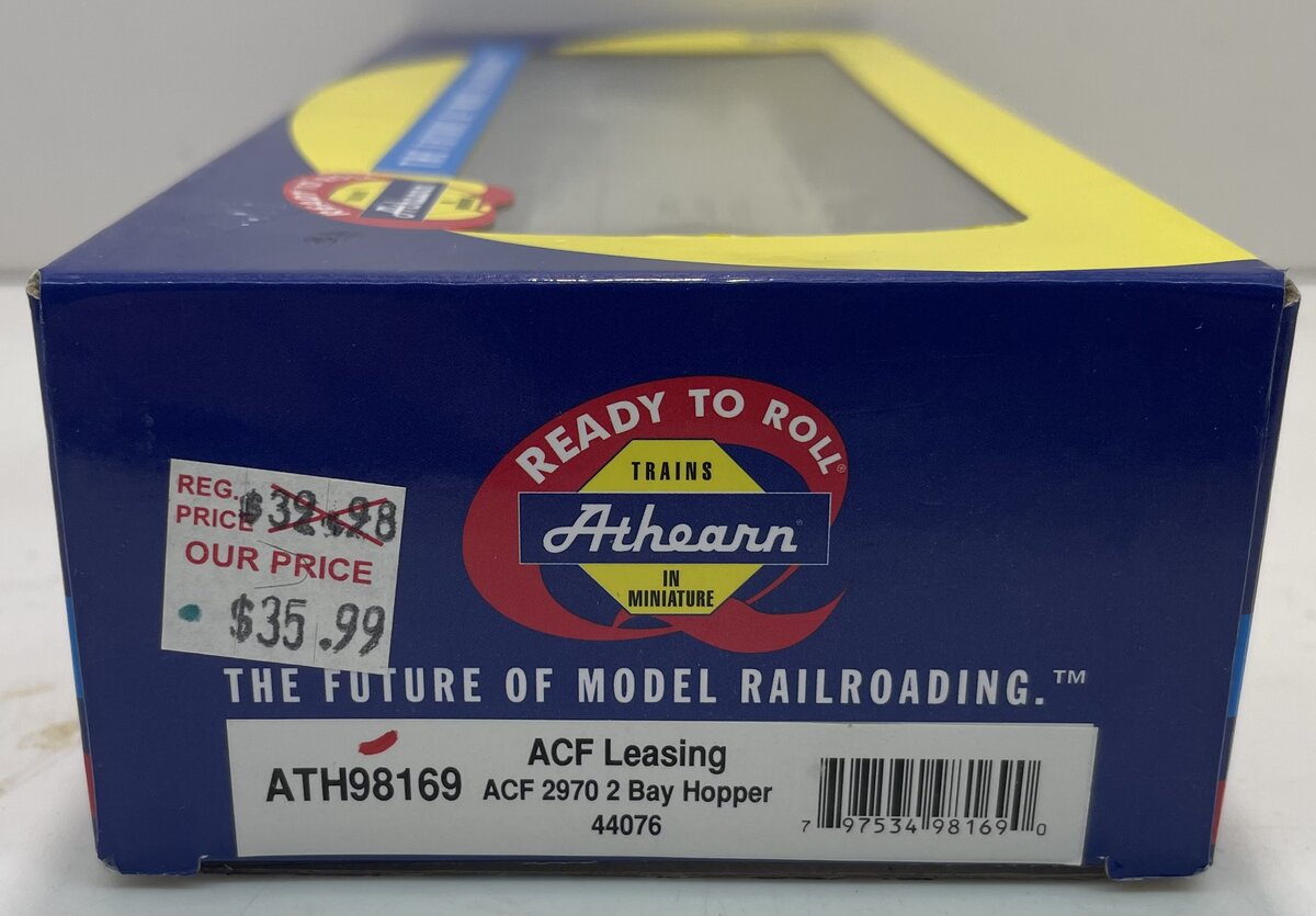 Athearn 98169 HO RTR ACF 2970 Covered Hopper, ACFX #44076