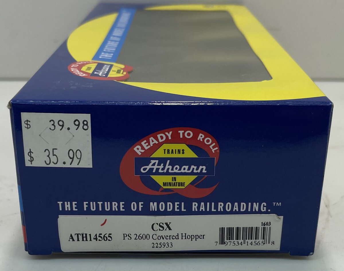 Athearn 14565 HO Ex-C&O/CSX PS-2 2600 Covered Hopper RTR #225933