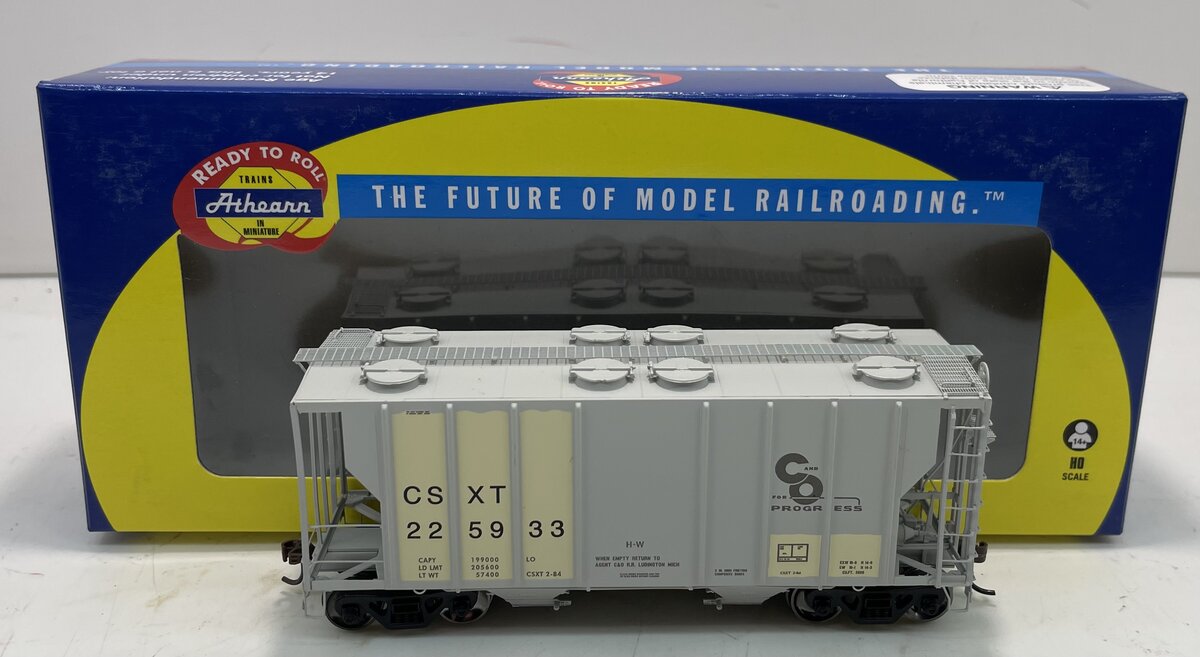 Athearn 14565 HO Ex-C&O/CSX PS-2 2600 Covered Hopper RTR #225933