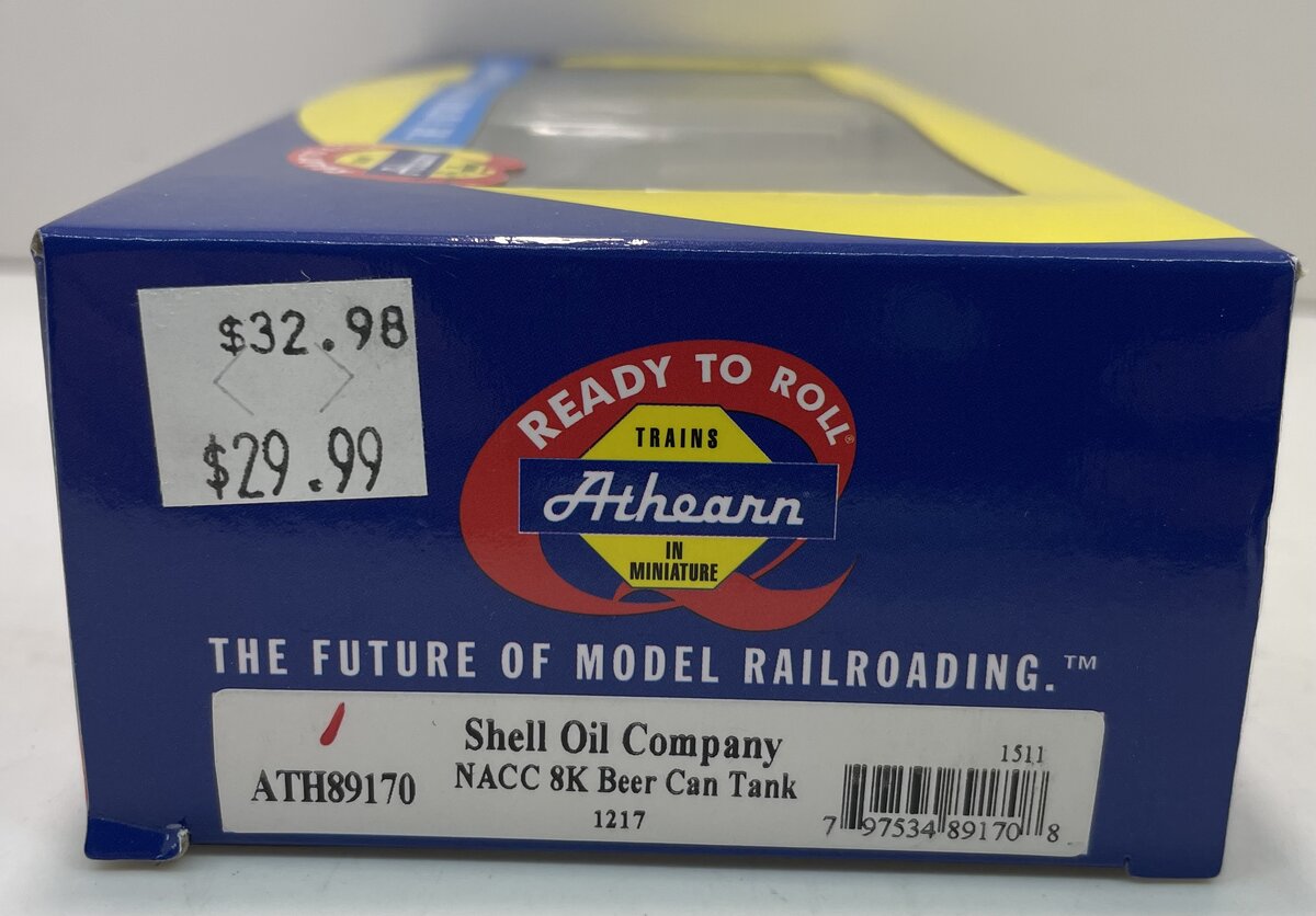 Athearn 89170 HO SCMX 30' NACC 8,000-Gallon Tank Car RTR #1217