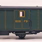 LGB 40330 G SBB "Ballenberg Post " Baggage Car - Plastic Wheels
