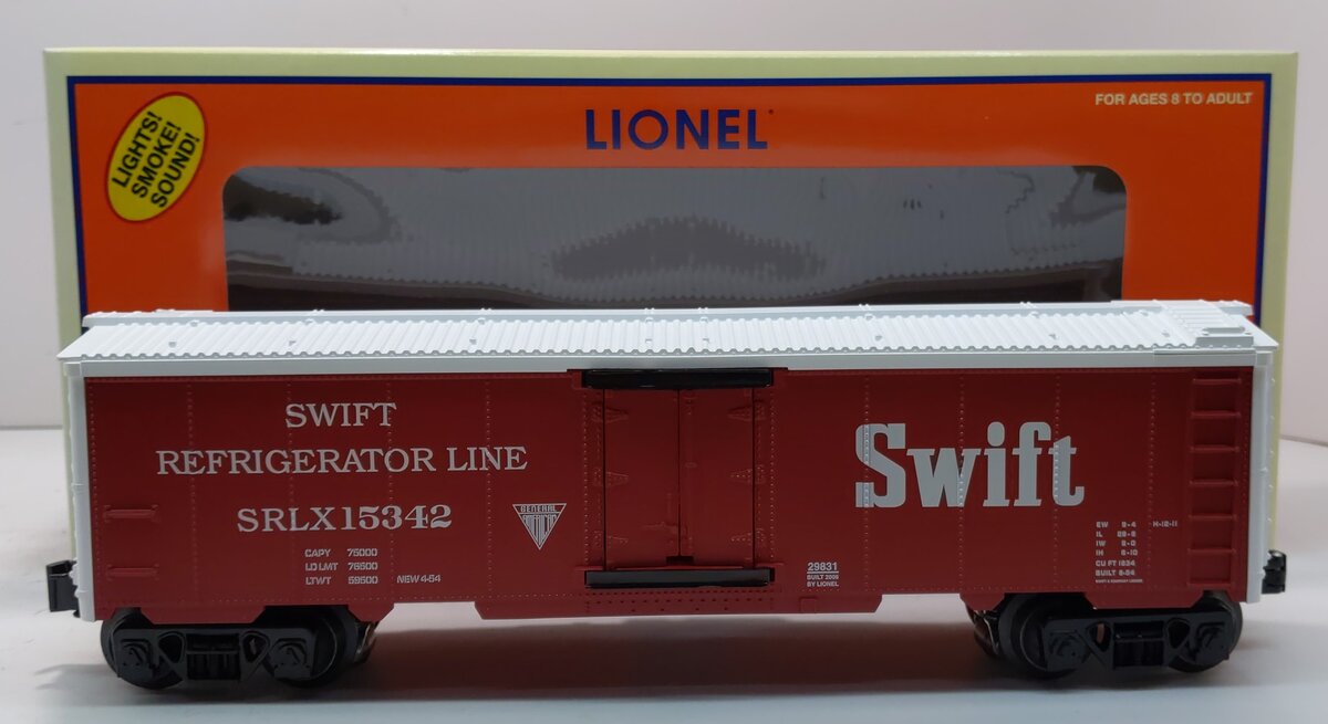 Lionel 6-29831 O Gauge Swift Hot Box Reefer