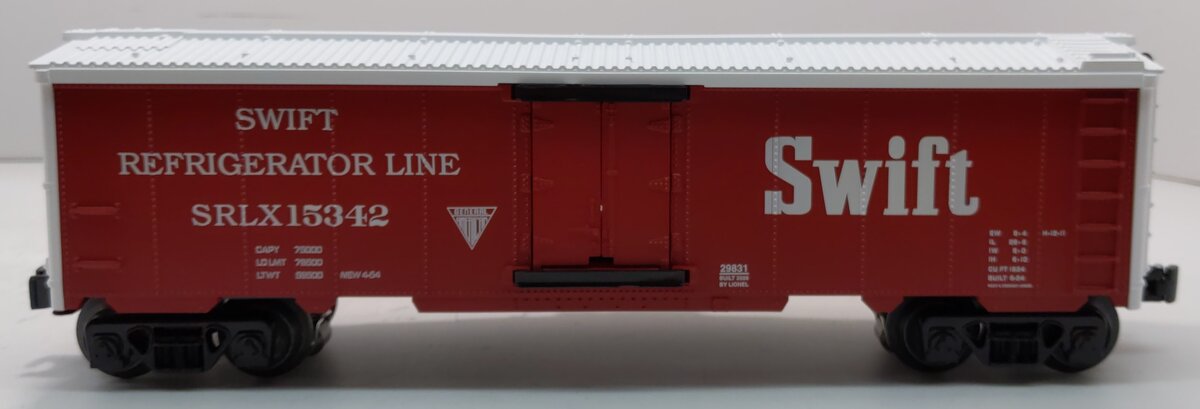 Lionel 6-29831 O Gauge Swift Hot Box Reefer