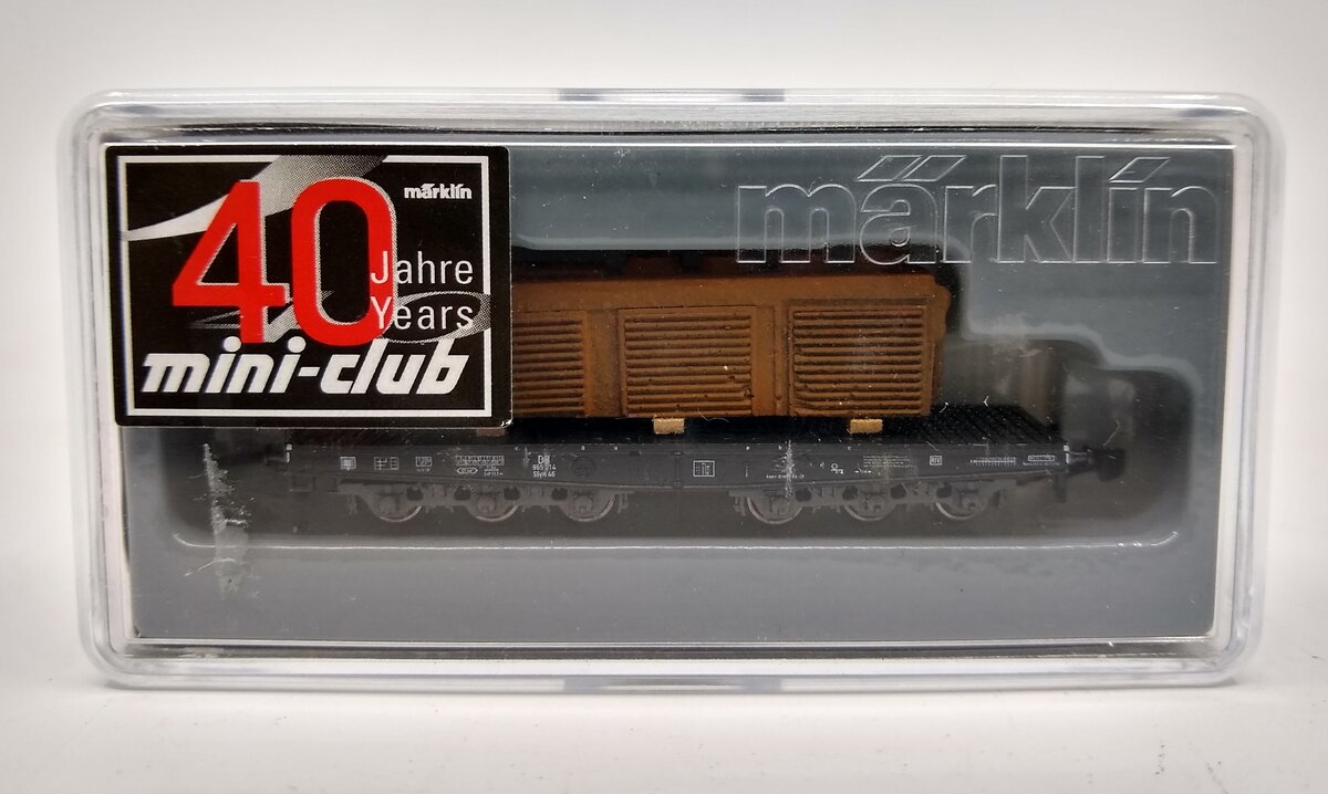 Marklin 82702 Z Marklin 441-82702 Z Heavy Duty DB Flatcar w/Air Conditioner Load