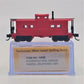 Bachmann 16856 N Unlettered Red Northeast Steel Caboose
