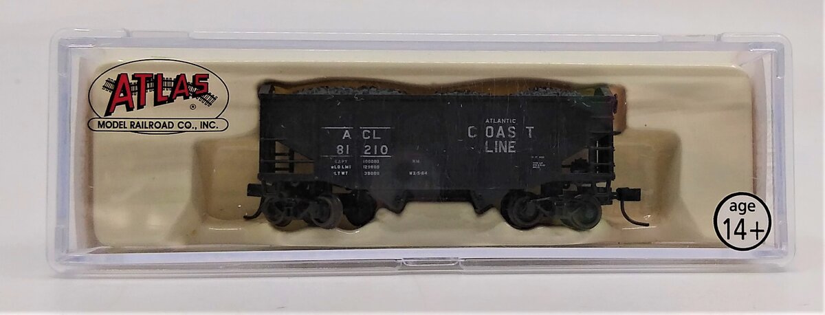 Atlas 41313 N Scale ACL 55T Fishbelly Hopper #81210