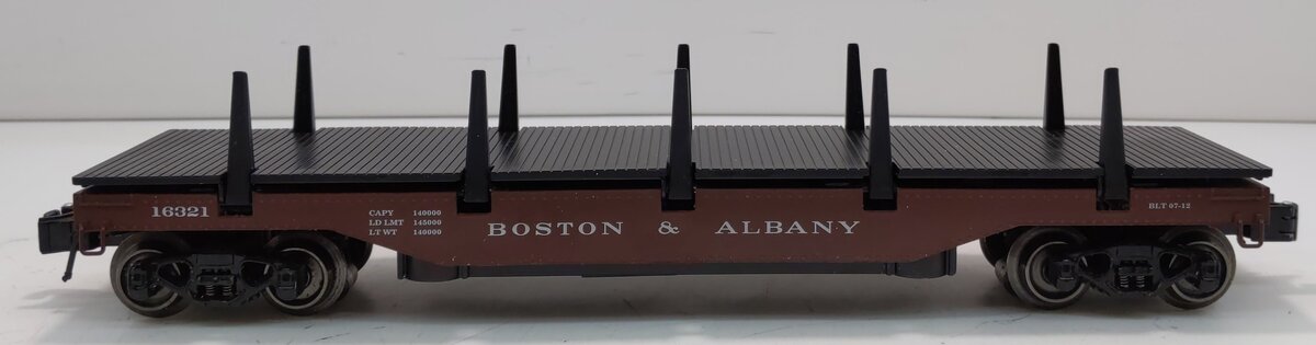 Lionel 6-22143 O Boston & Albany Operating Log Dump Car