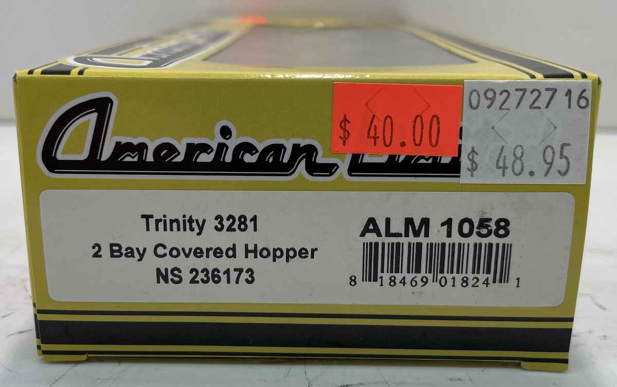 American Limited Models 1058 HO Norfolk Southern 2-Bay Covered Hopper #236173