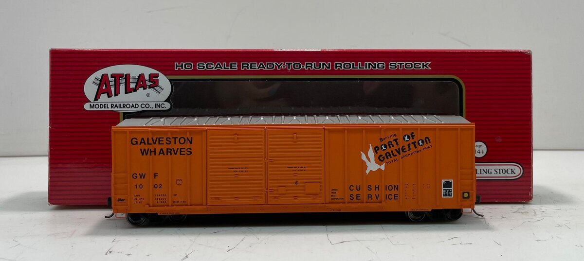 Atlas 20004326 HO Port of Galveston FMC 5347 Double Door Box Car #1002