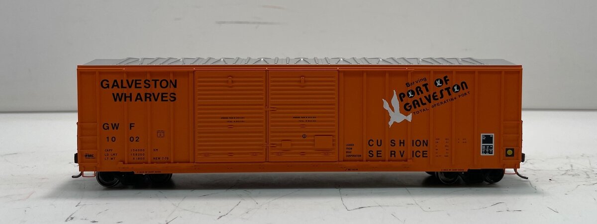 Atlas 20004326 HO Port of Galveston FMC 5347 Double Door Box Car #1002