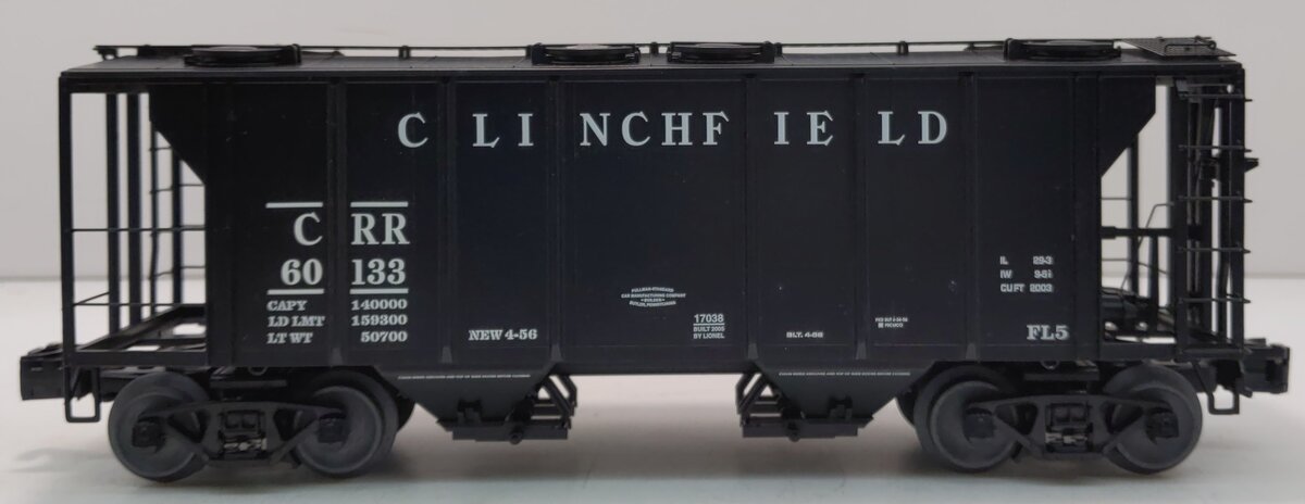 Lionel 6-17038 O Gauge Clinchfield PS-2 Covered Hopper #60133