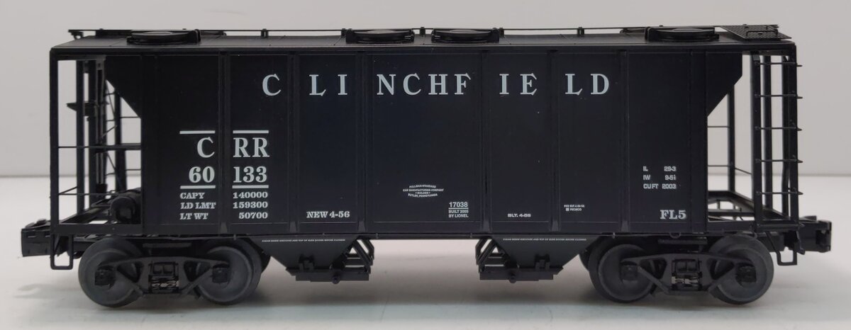 Lionel 6-17038 O Gauge Clinchfield PS-2 Covered Hopper #60133