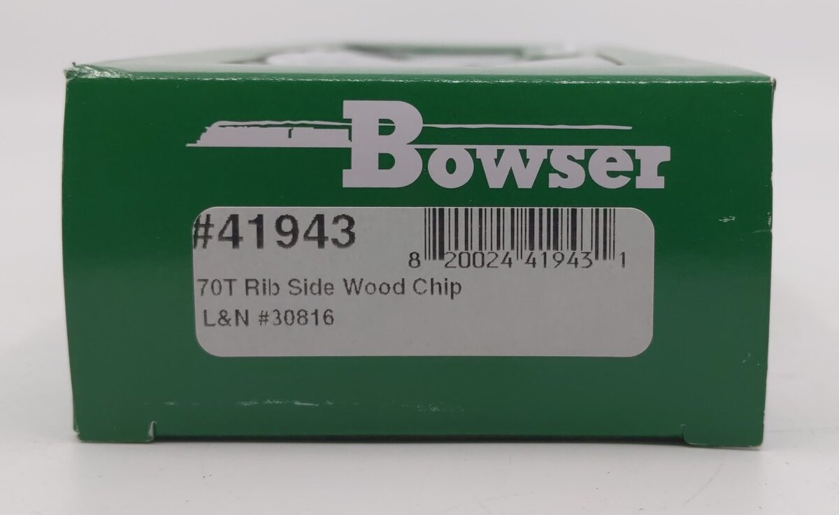 Bowser 41943 HO Louisville & Nashville 70 Ton Wood Chip Hopper Car #30816