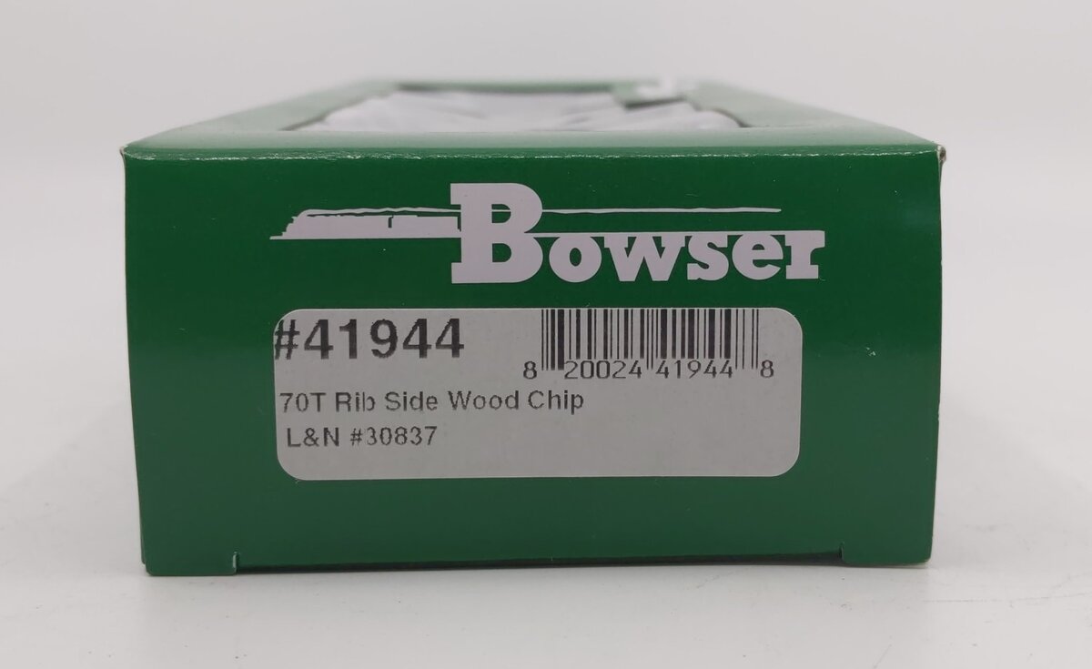 Bowser 41944 HO Louisville & Nashville 70 Ton Wood Chip Hopper Car #30837