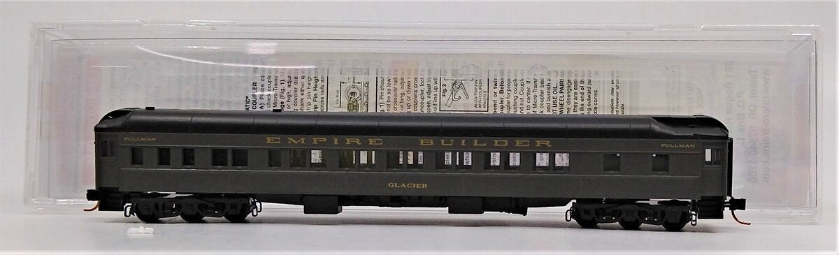 Micro-Trains 14200020 N Great Northern "Glacier" 12-1 Heavyweight Sleeper Car