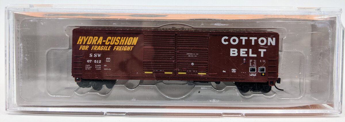 Fox Valley Models 8077-3 N Scale Cotton Belt Double Door Boxcar #67512