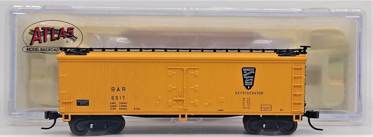 Atlas 41480 N Scale BAR 40' Wood Reefer #2