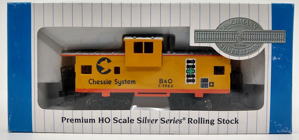 Bachmann 17709 HO Scale Chessie Yellow 36' Wide-Vision Caboose