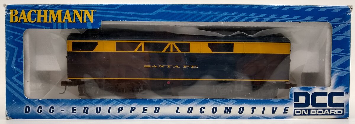 Bachmann 60239 HO Santa Fe EMD FT-B Diesel Locomotive w/DCC (blue, yellow)