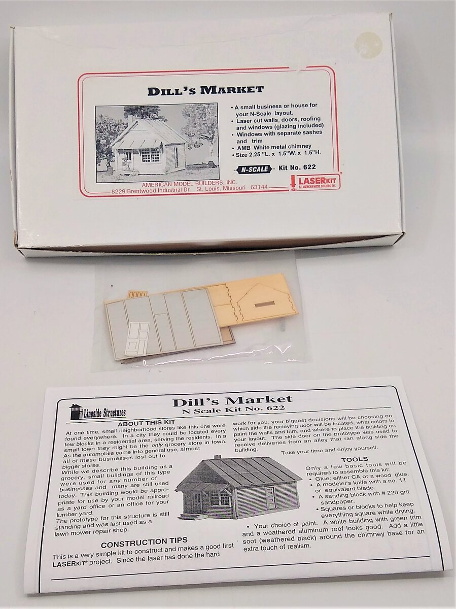 American Model Builders 622 N Laser Art Dill's Market Kit