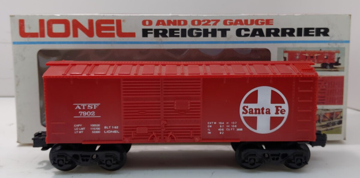 Lionel 6-7902 O Santa Fe Short Boxcar