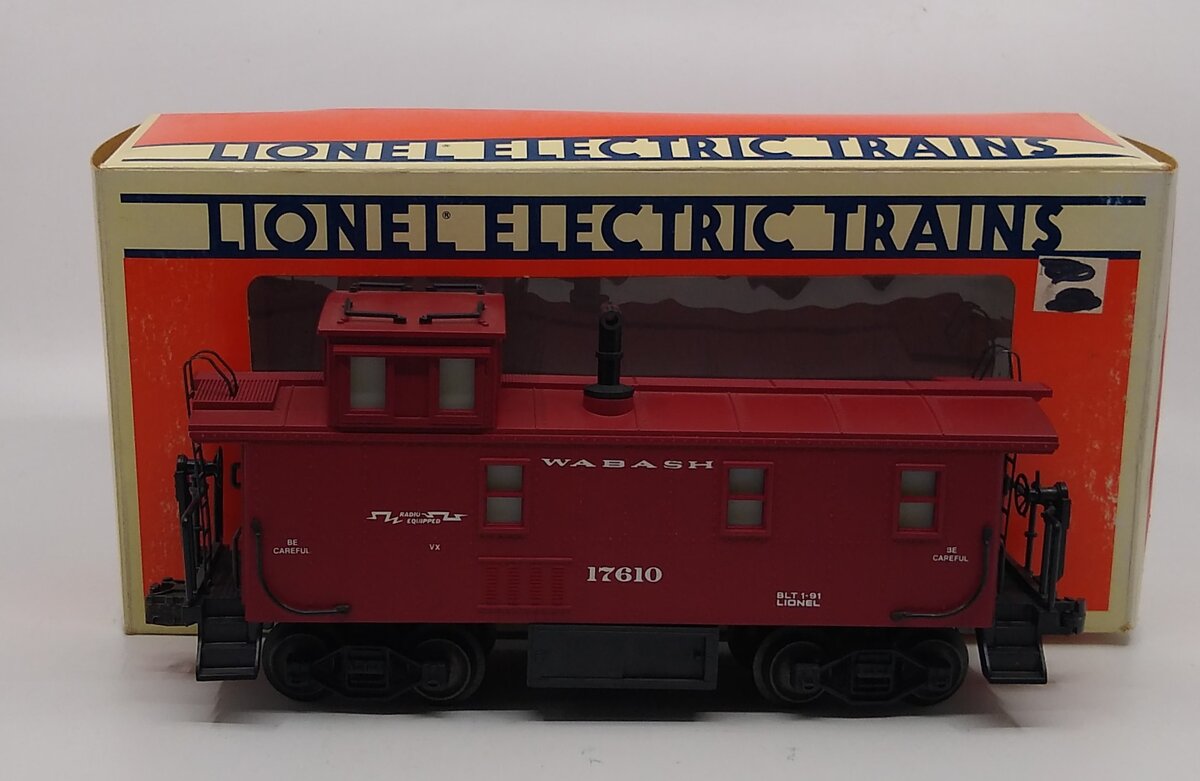 Lionel 6-17610 O Gauge Wabash Steelside Smoking Caboose #17610