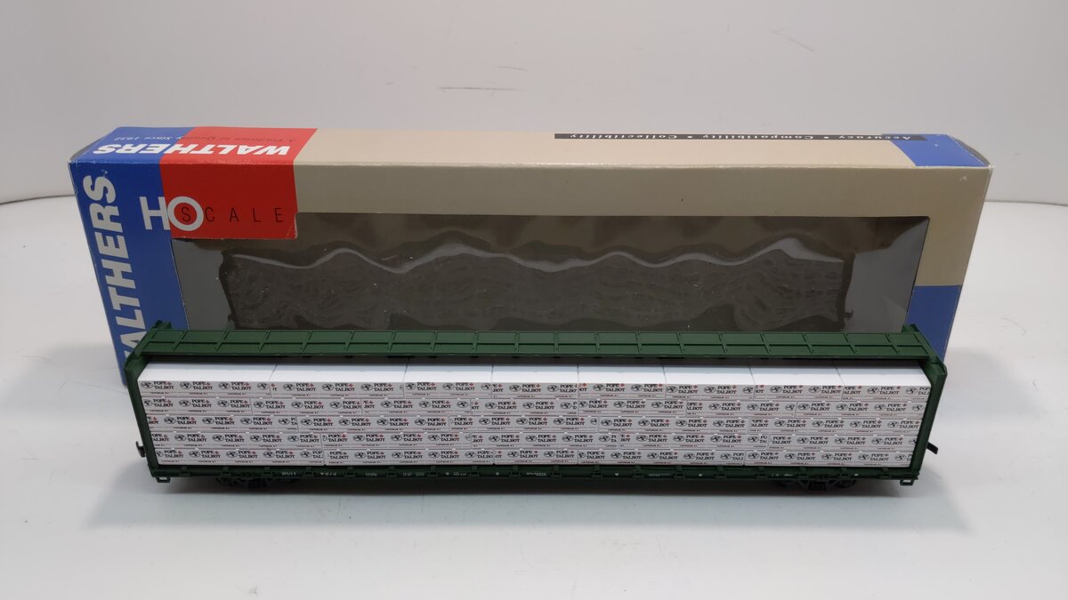 Walthers 932-4101 HO Scale British Columbia 72' Center Beam Flatcar