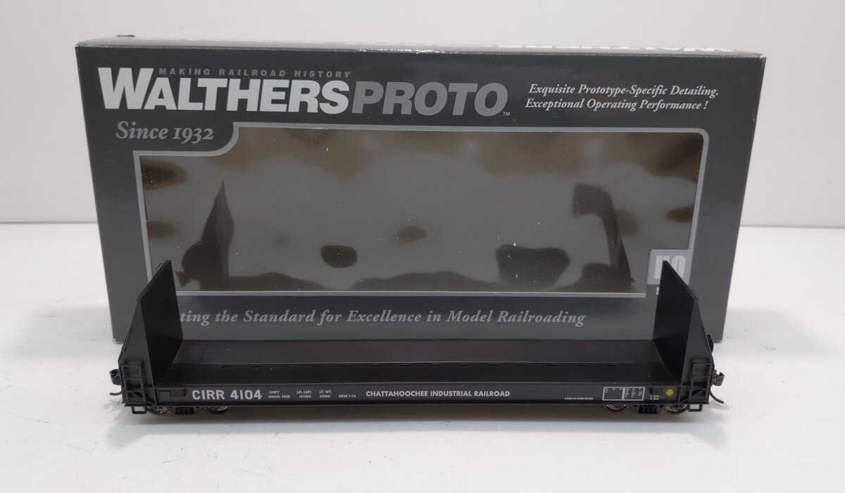 Walthers 920-104504 HO Chattahoochee Industrial 50' Sieco Pulpwood Flatcar #4104