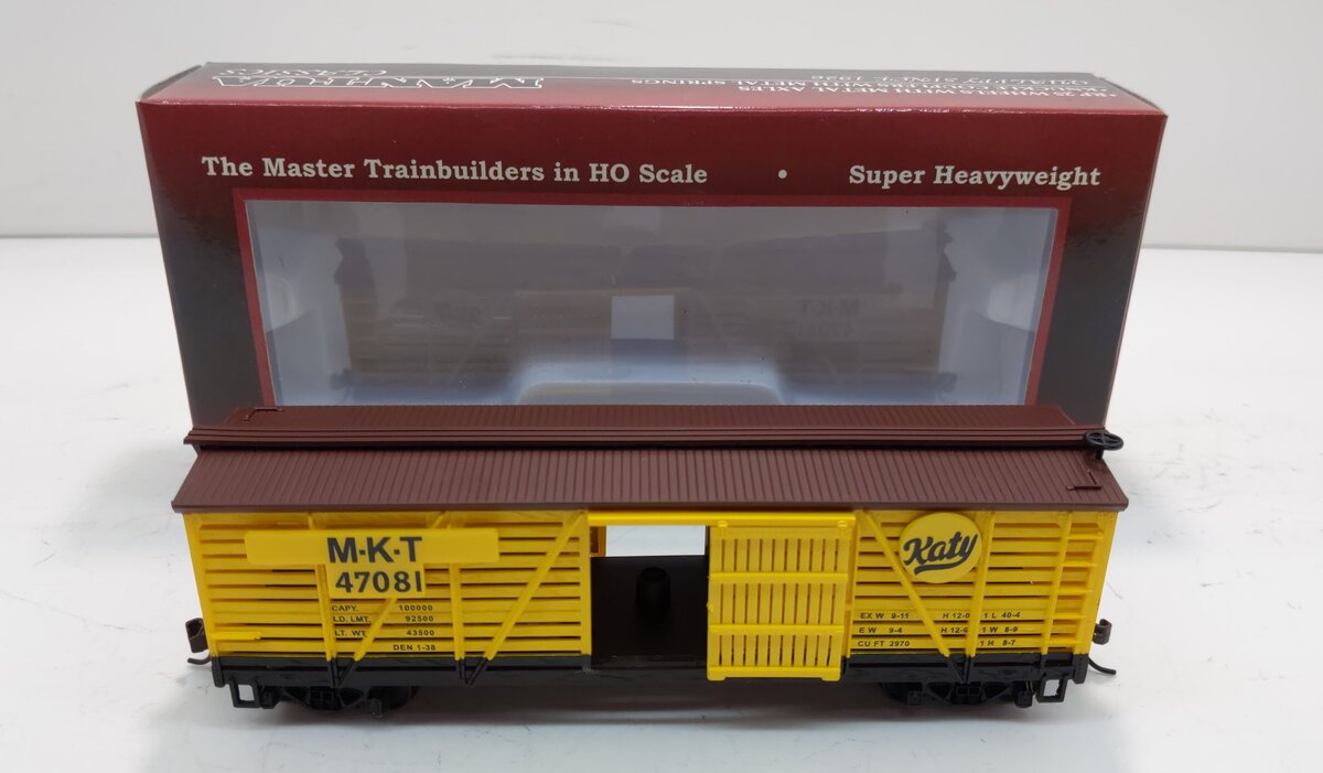 Mantua 735077 41' Wood Cattle Car MKT