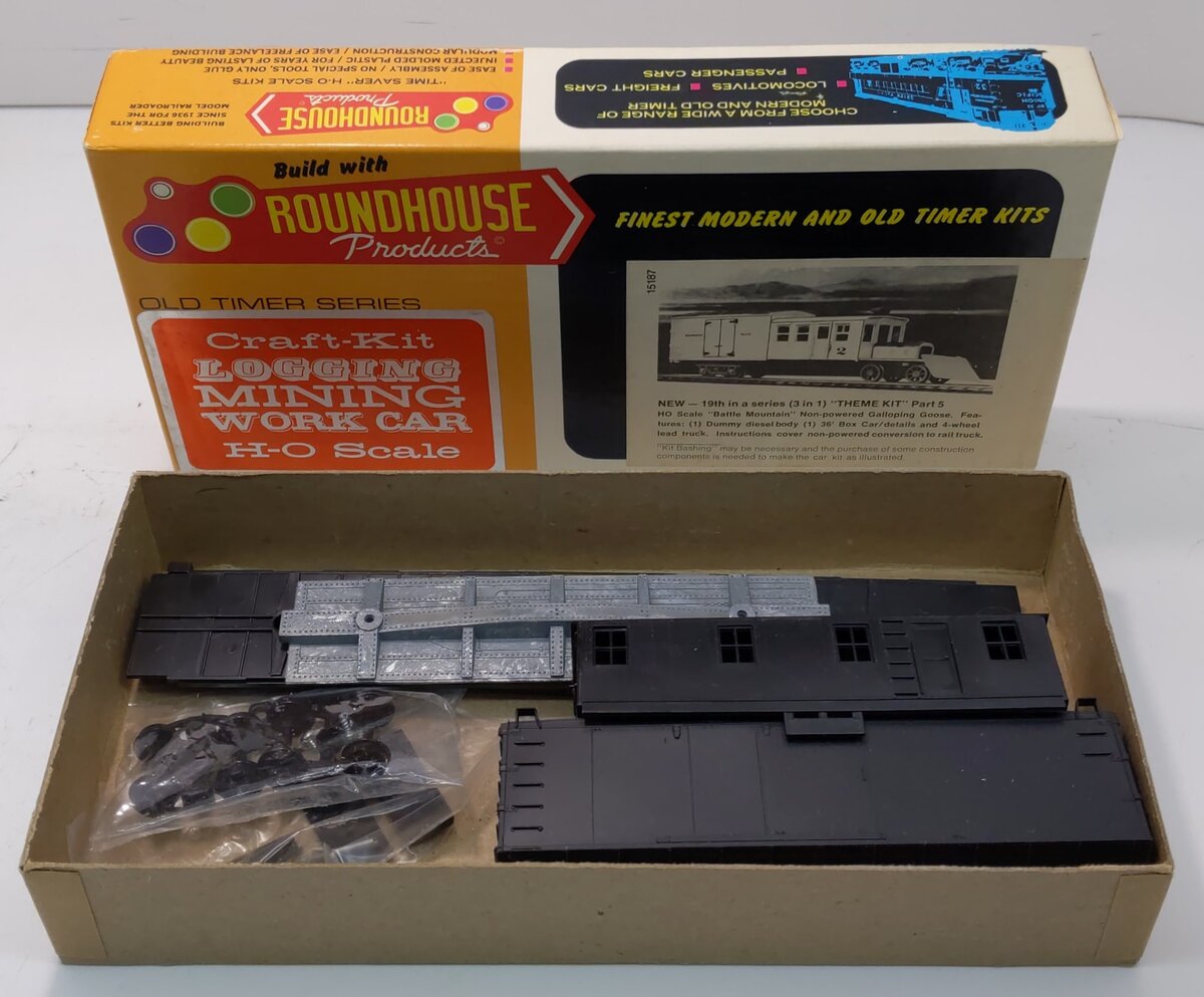 Roundhouse 1518 HO Scale Battle Mountain Galloping Goose Non-Powered Kit