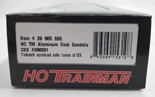 Atlas 20005696 HO Scale CSX Aluminum Coal Gondola #300201