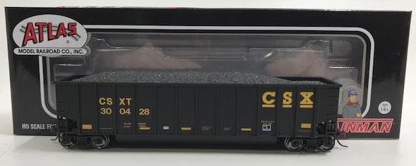 Atlas 20005697 HO Scale Trainman CSX Aluminum Coal Gondola Car #300428
