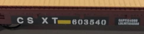 MTH 80-98037 HO Scale CSX 60’ Wood Deck Flat Car #603540
