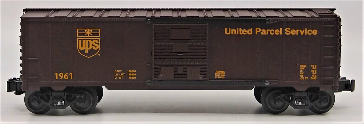 Lionel 6-39296 O Gauge UPS Commemorative Centennial Boxcar #3